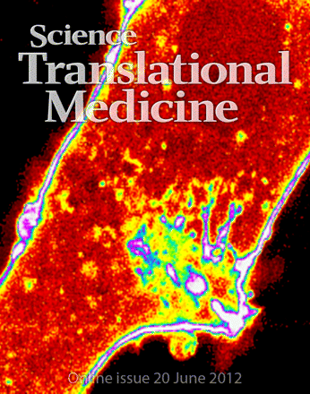 Science Translational Medicine cover associated with TRIM-edicine MG53 research